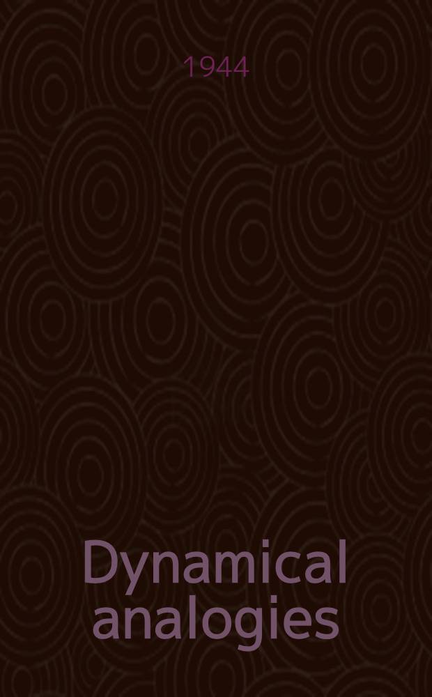 Dynamical analogies