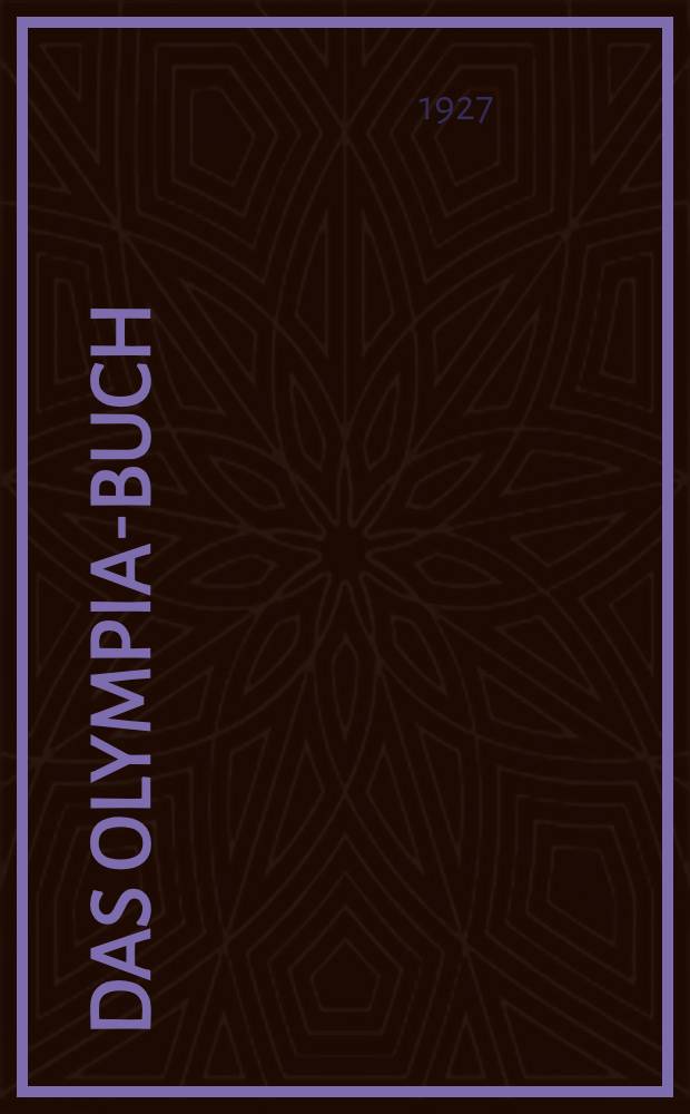 Das Olympia-Buch