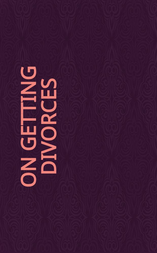 On getting divorces