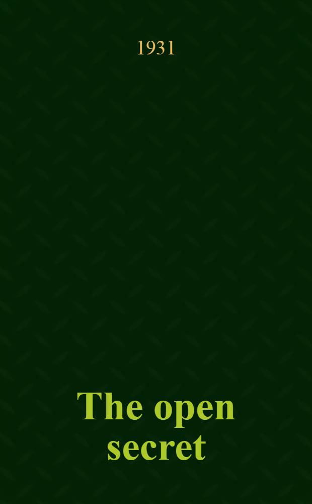 The open secret