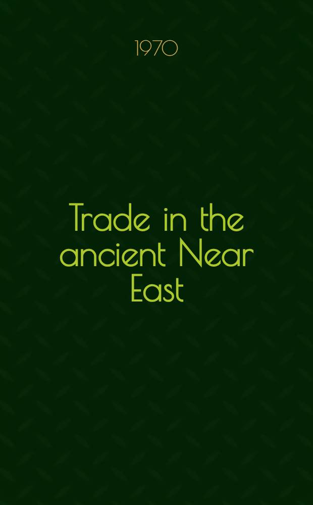 Trade in the ancient Near East