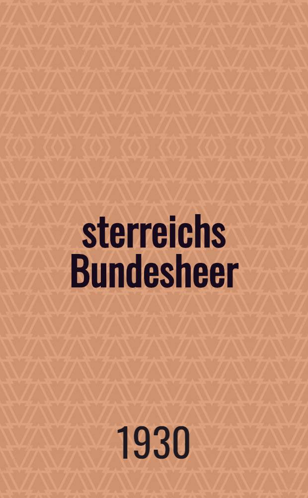 Österreichs Bundesheer