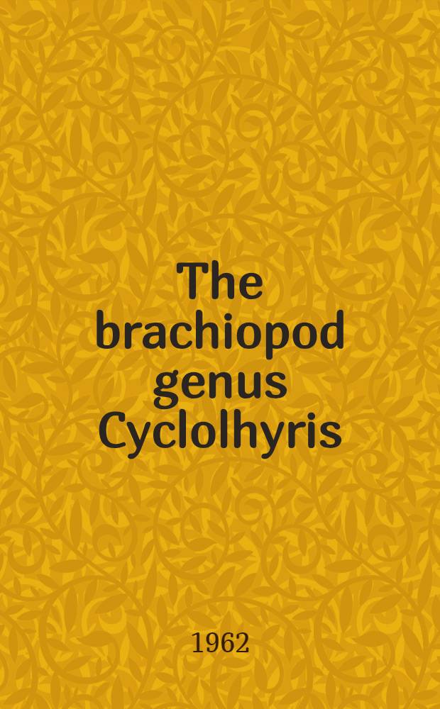 The brachiopod genus Cyclolhyris