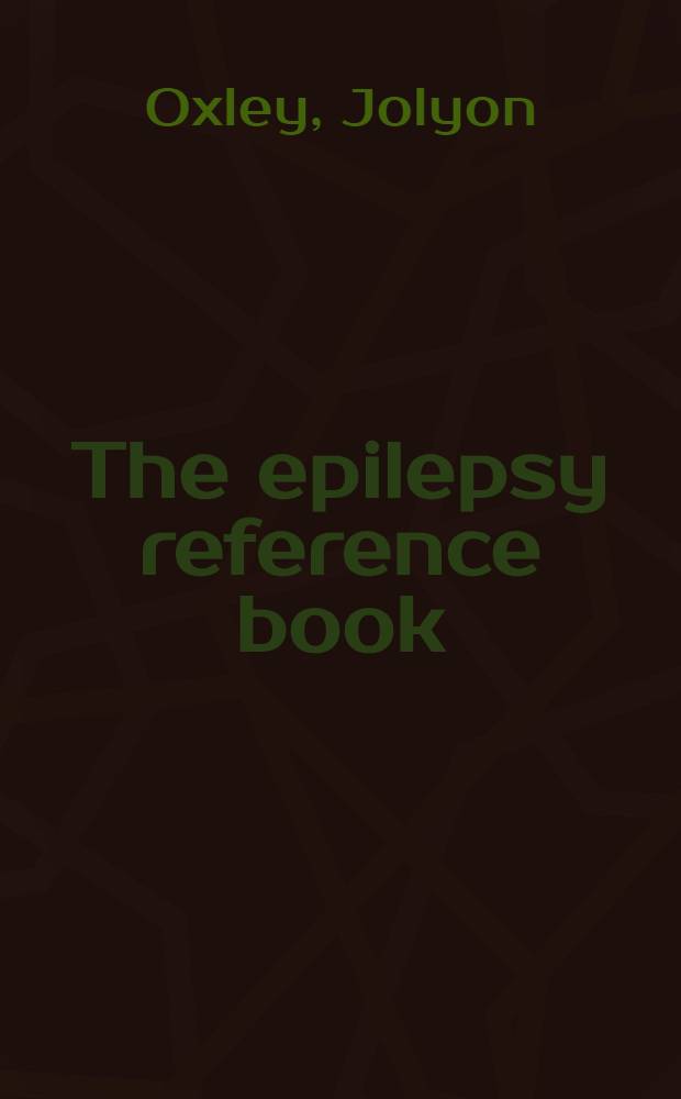 The epilepsy reference book