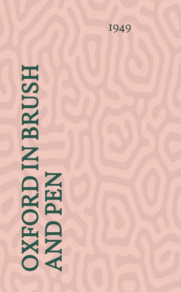 Oxford in brush and pen