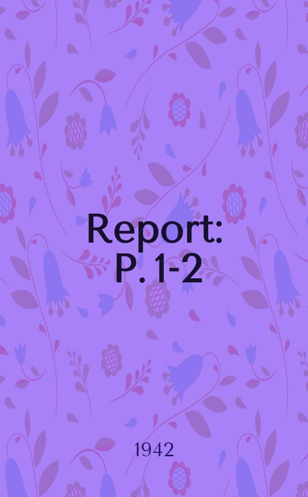Report : P. 1-2