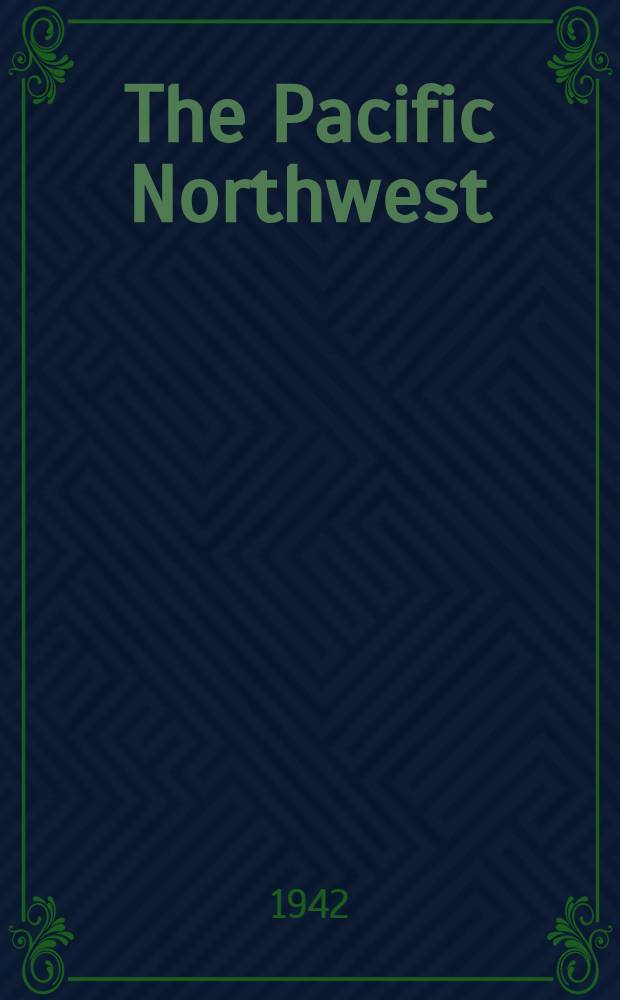 The Pacific Northwest : A regional, human, and economic survey of resources and development