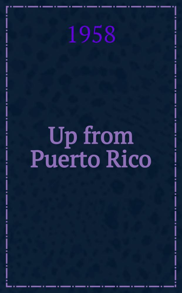 Up from Puerto Rico