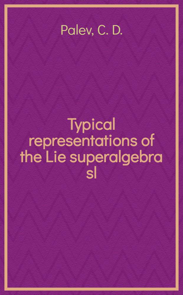 Typical representations of the Lie superalgebra sl (1, n)