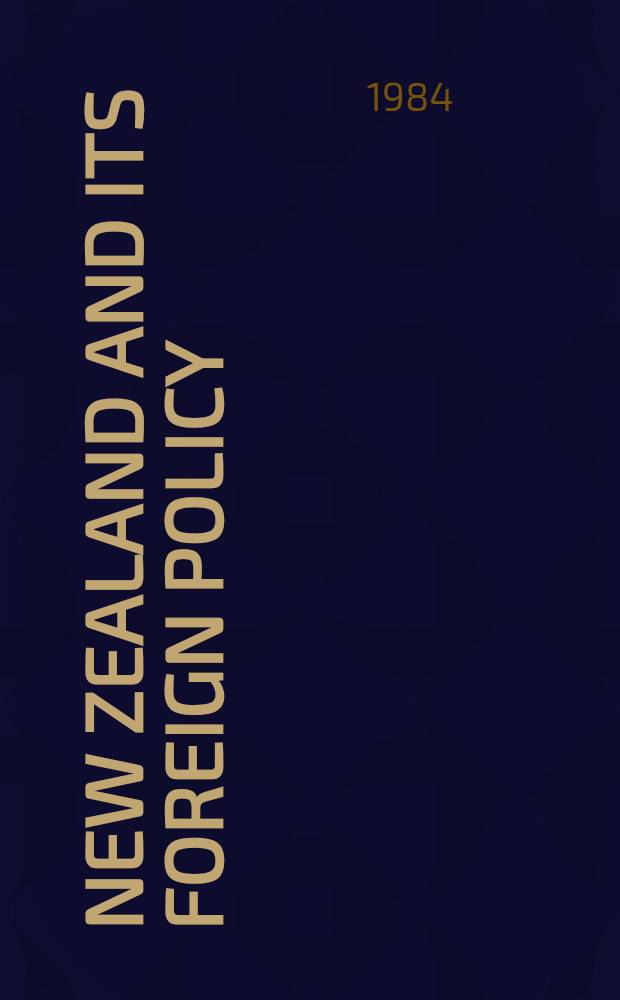 New Zealand and its foreign policy