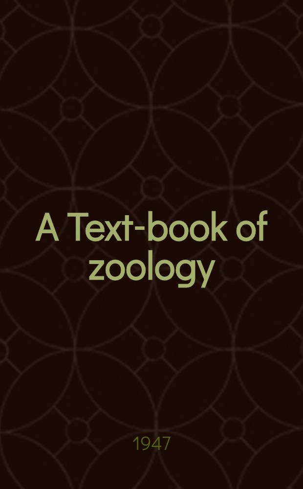 A Text-book of zoology : Vol. 1-2