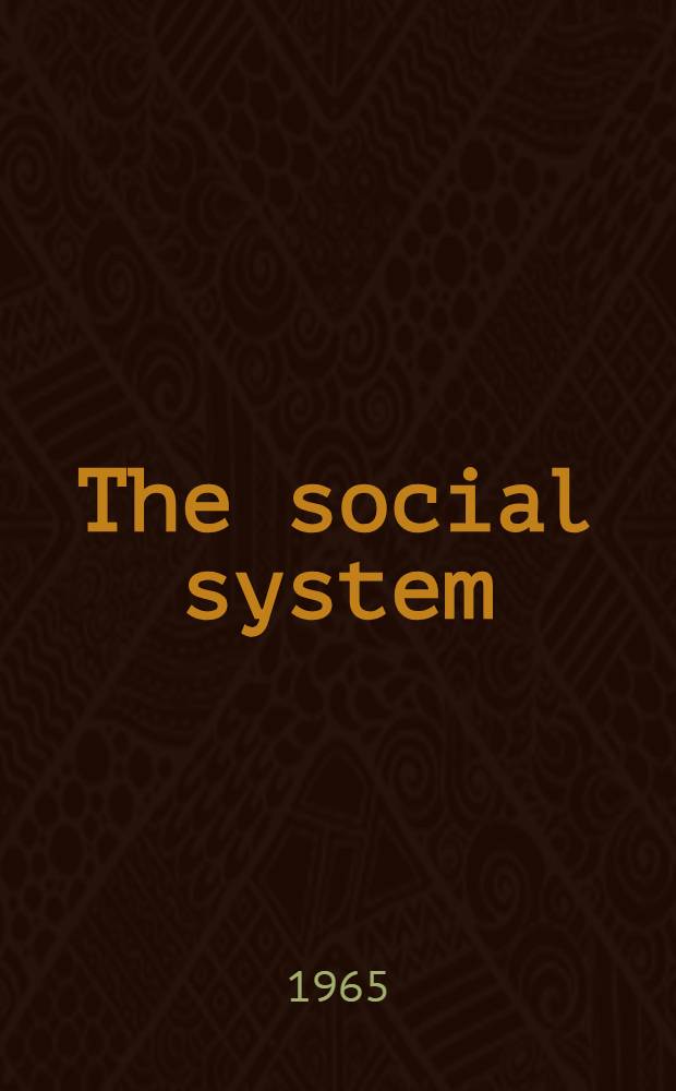 The social system