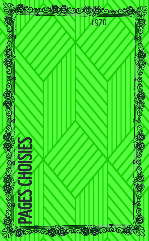 Pages choisies