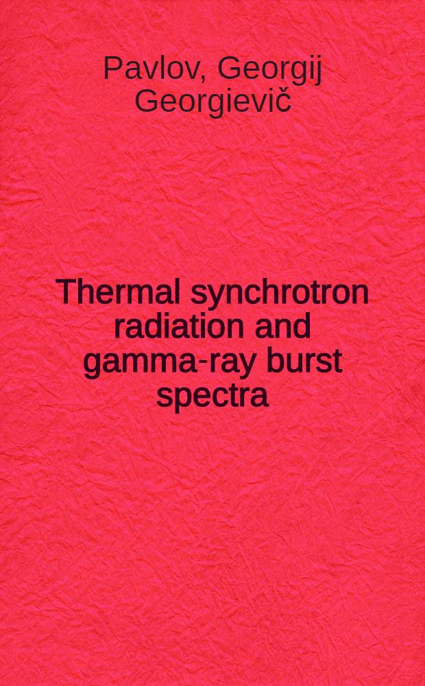 Thermal synchrotron radiation and gamma-ray burst spectra
