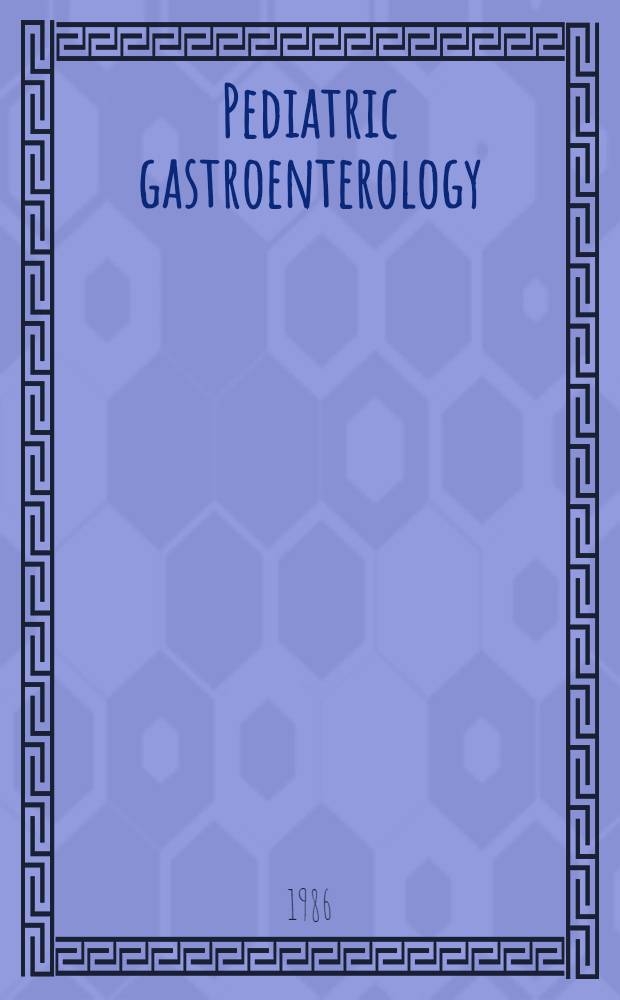 Pediatric gastroenterology : Aspects of immunology and infections