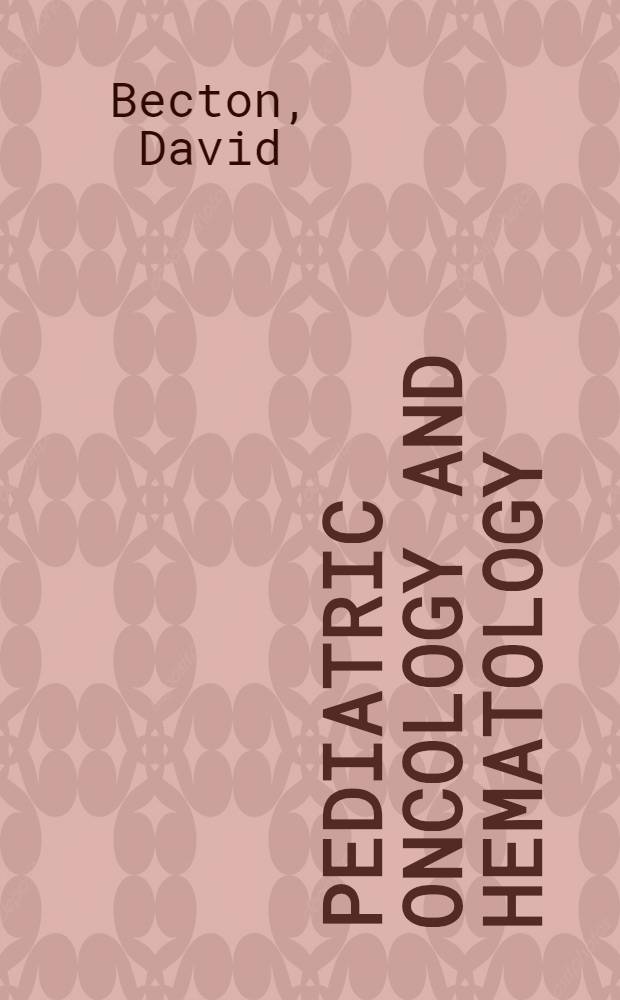 Pediatric oncology and hematology : Perspectives on care