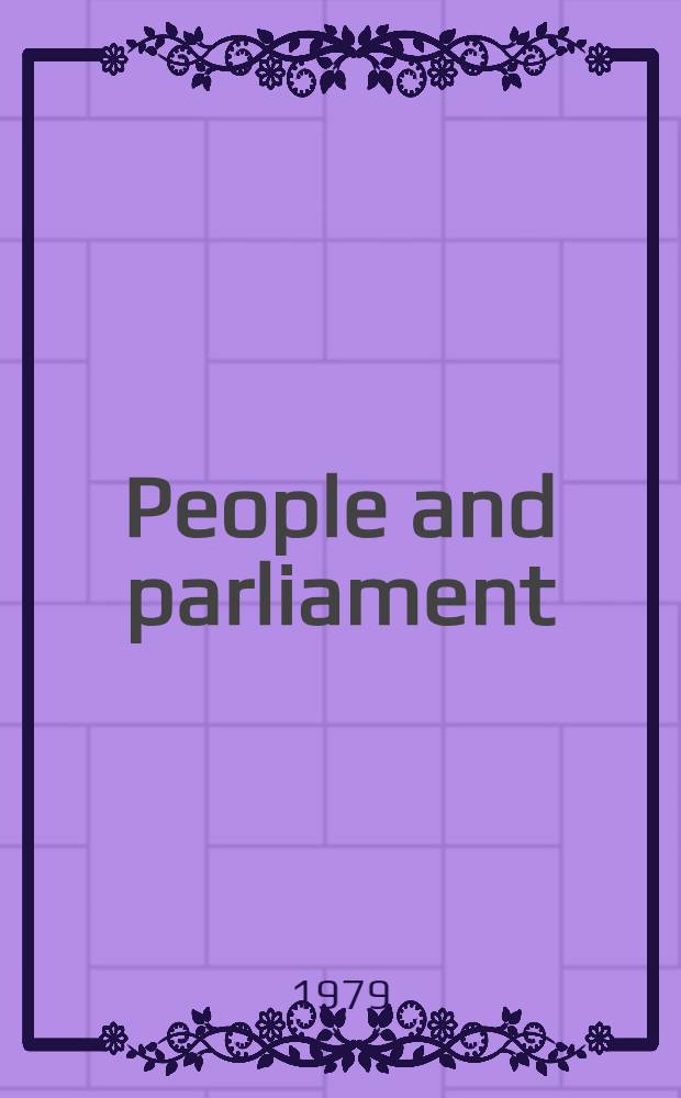 People and parliament