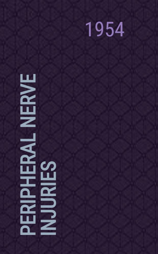 Peripheral nerve injuries : Symposium