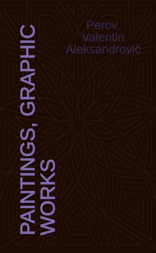 Paintings, graphic works