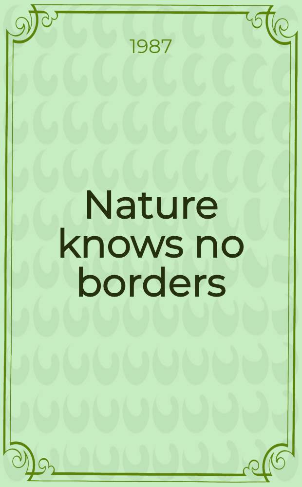 Nature knows no borders