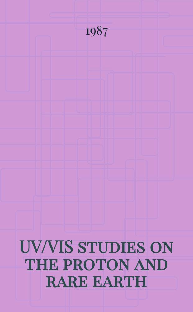 UV/VIS studies on the proton and rare earth (III) complex formation of substituted 3-hydroxy-4H-pyran-4-ones in aqueous solution