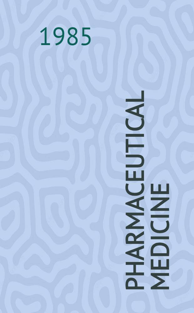 Pharmaceutical medicine