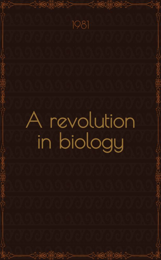 A revolution in biology