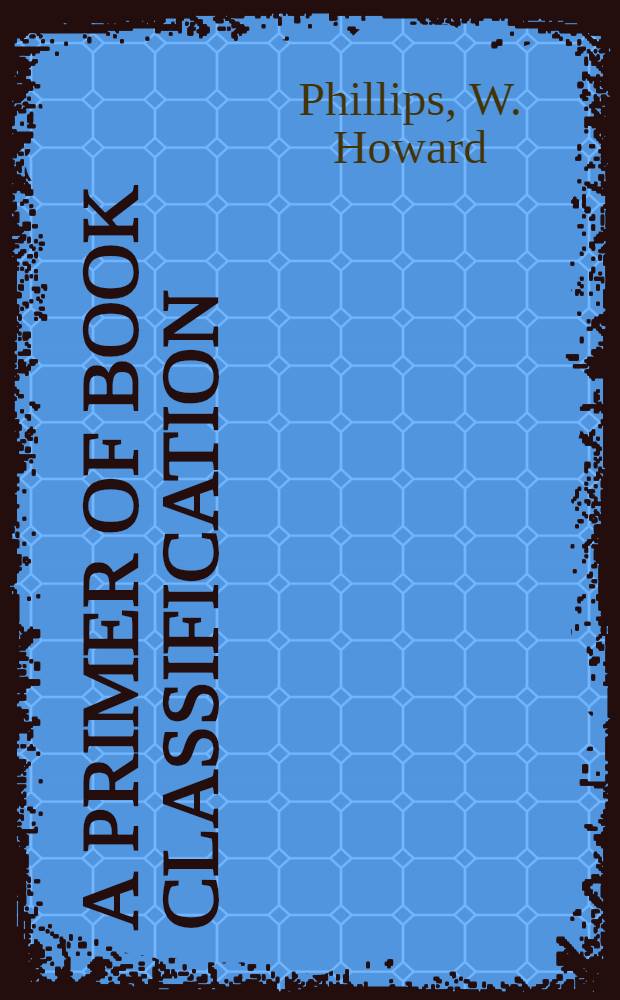 A primer of book classification