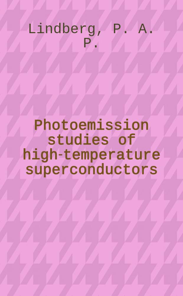 Photoemission studies of high-temperature superconductors