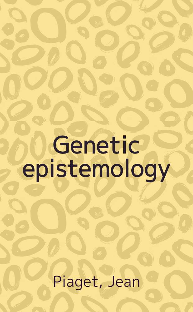 Genetic epistemology