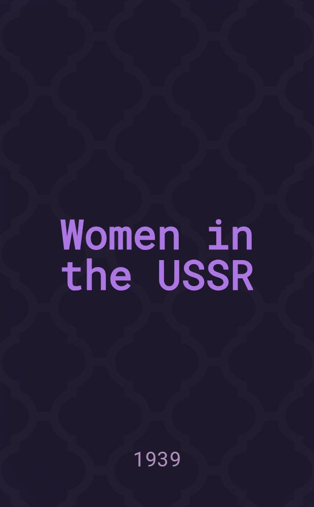 Women in the USSR