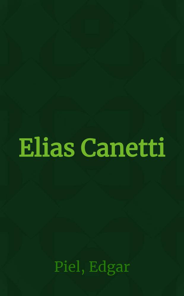 Elias Canetti
