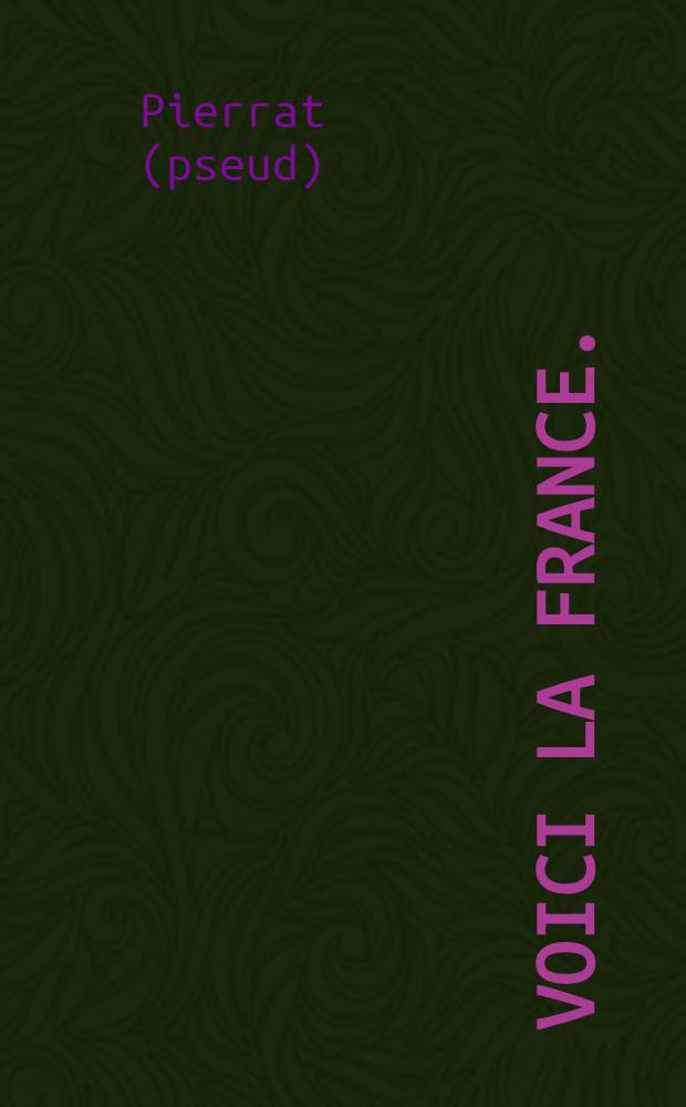 Voici la France.