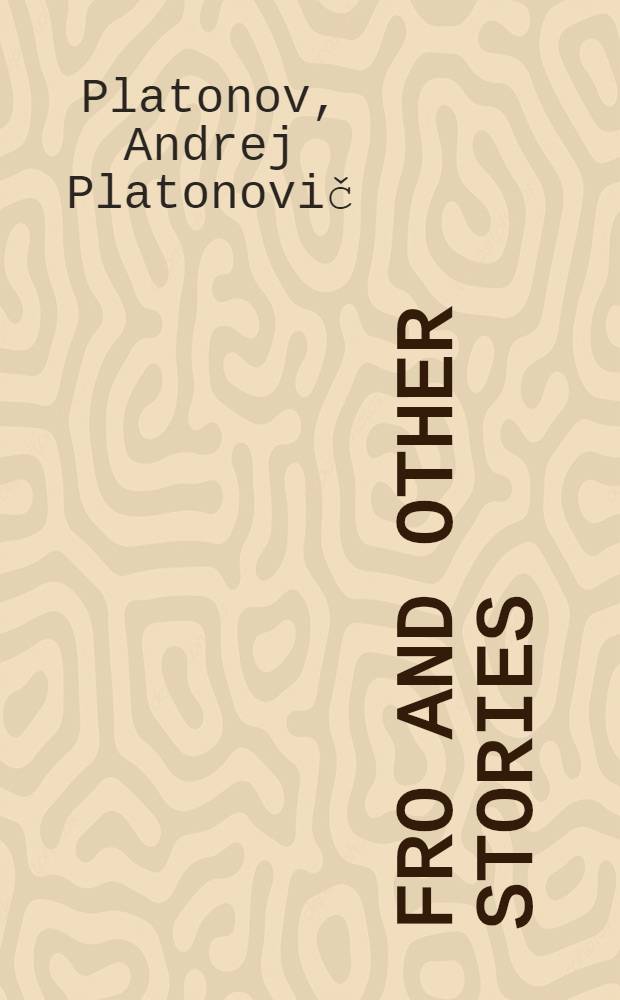 Fro and other stories