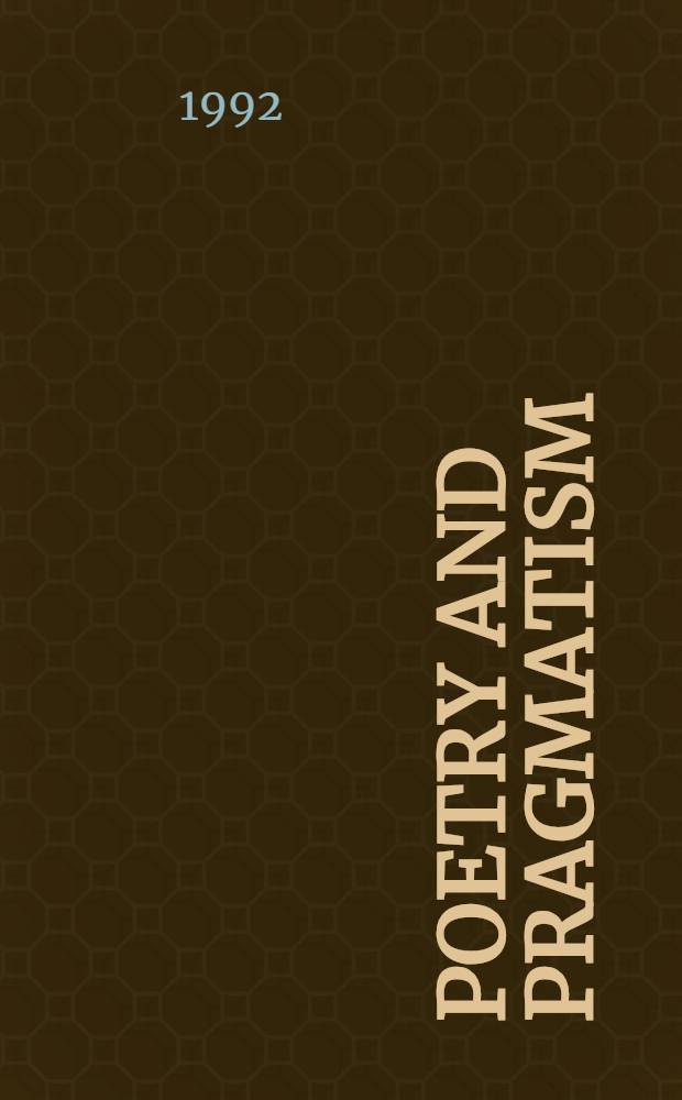 Poetry and pragmatism