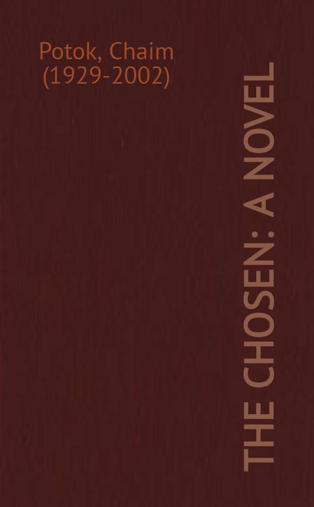 The chosen : A novel