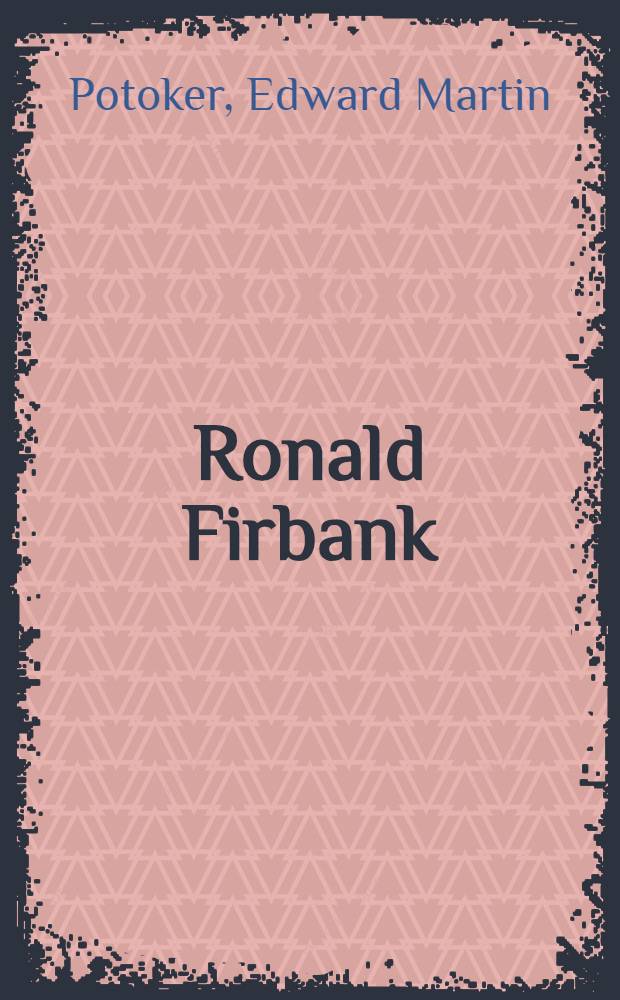 Ronald Firbank