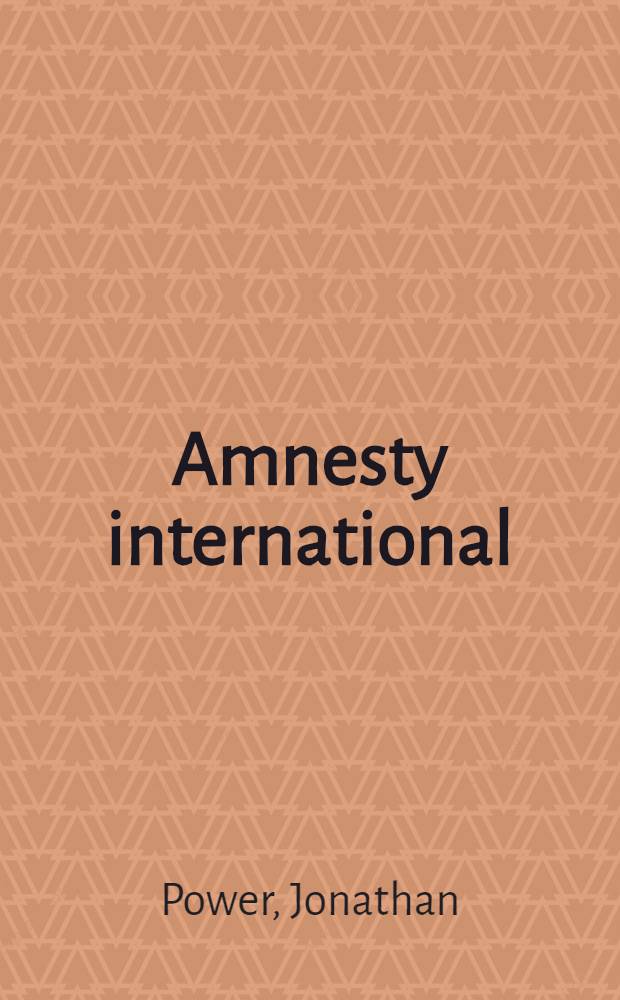 Amnesty international : The human rights story
