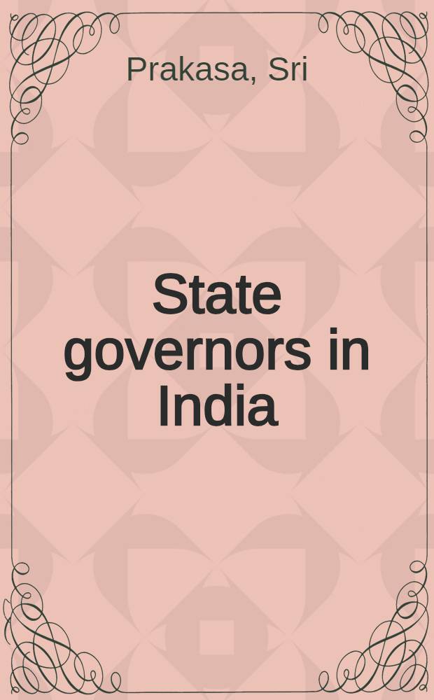State governors in India