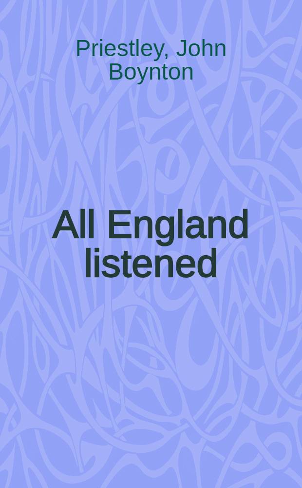 All England listened