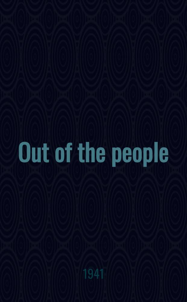 Out of the people