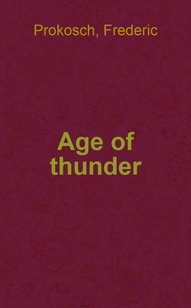 Age of thunder