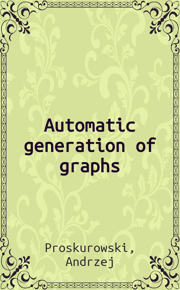 Automatic generation of graphs