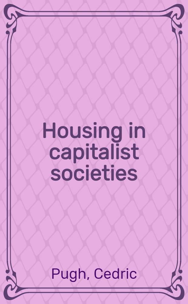 Housing in capitalist societies