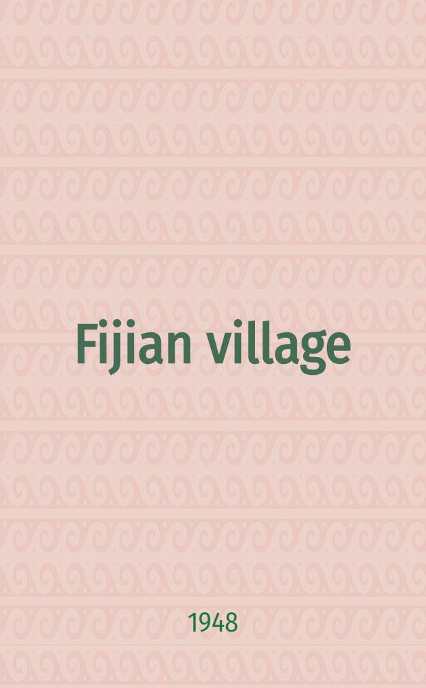 Fijian village