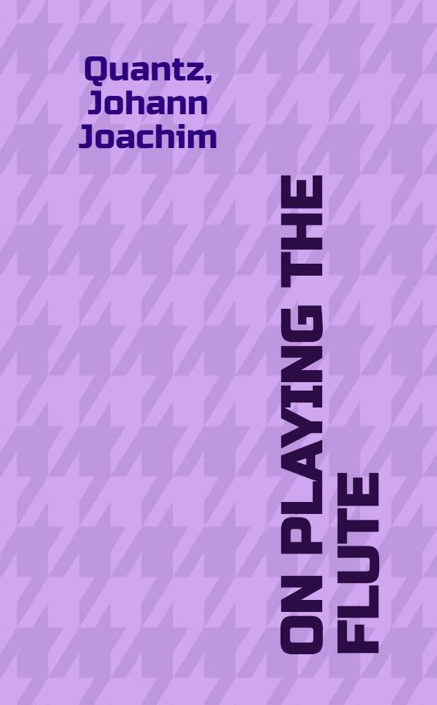 On playing the flute