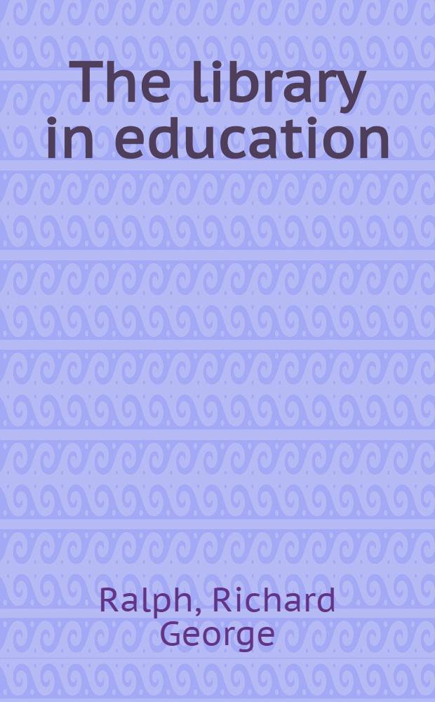 The library in education