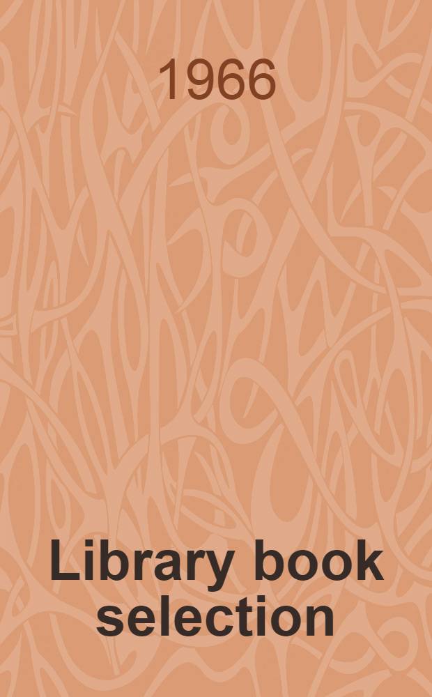 Library book selection