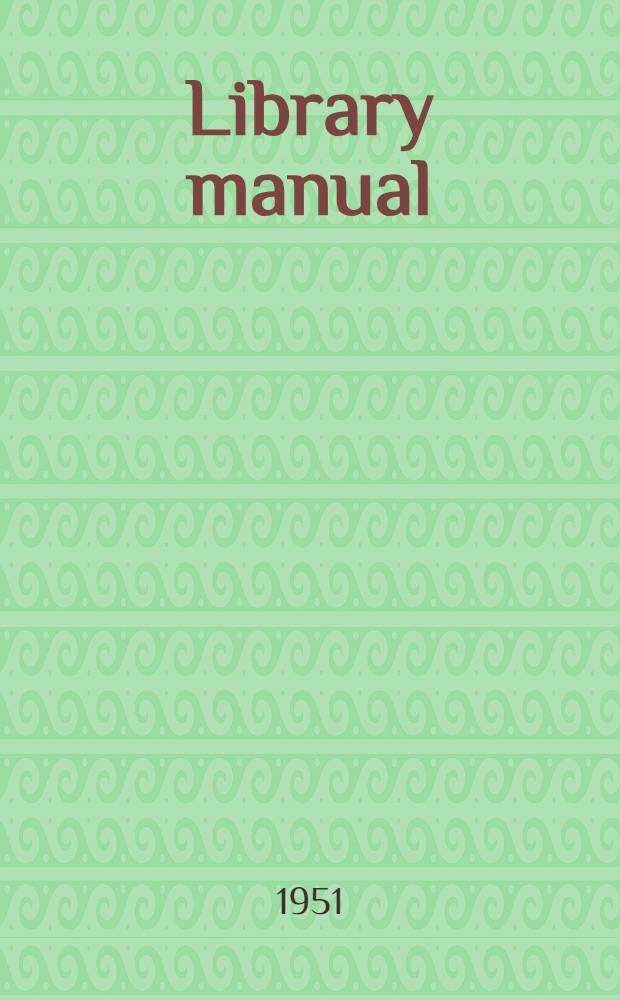 Library manual