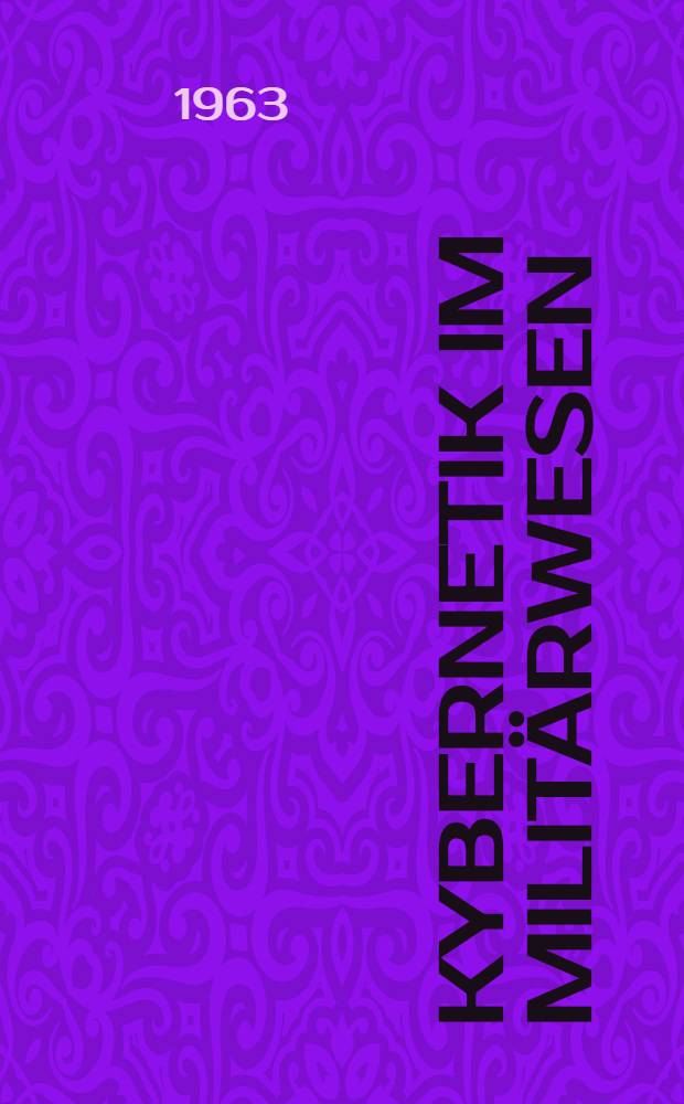 Kybernetik im Militärwesen